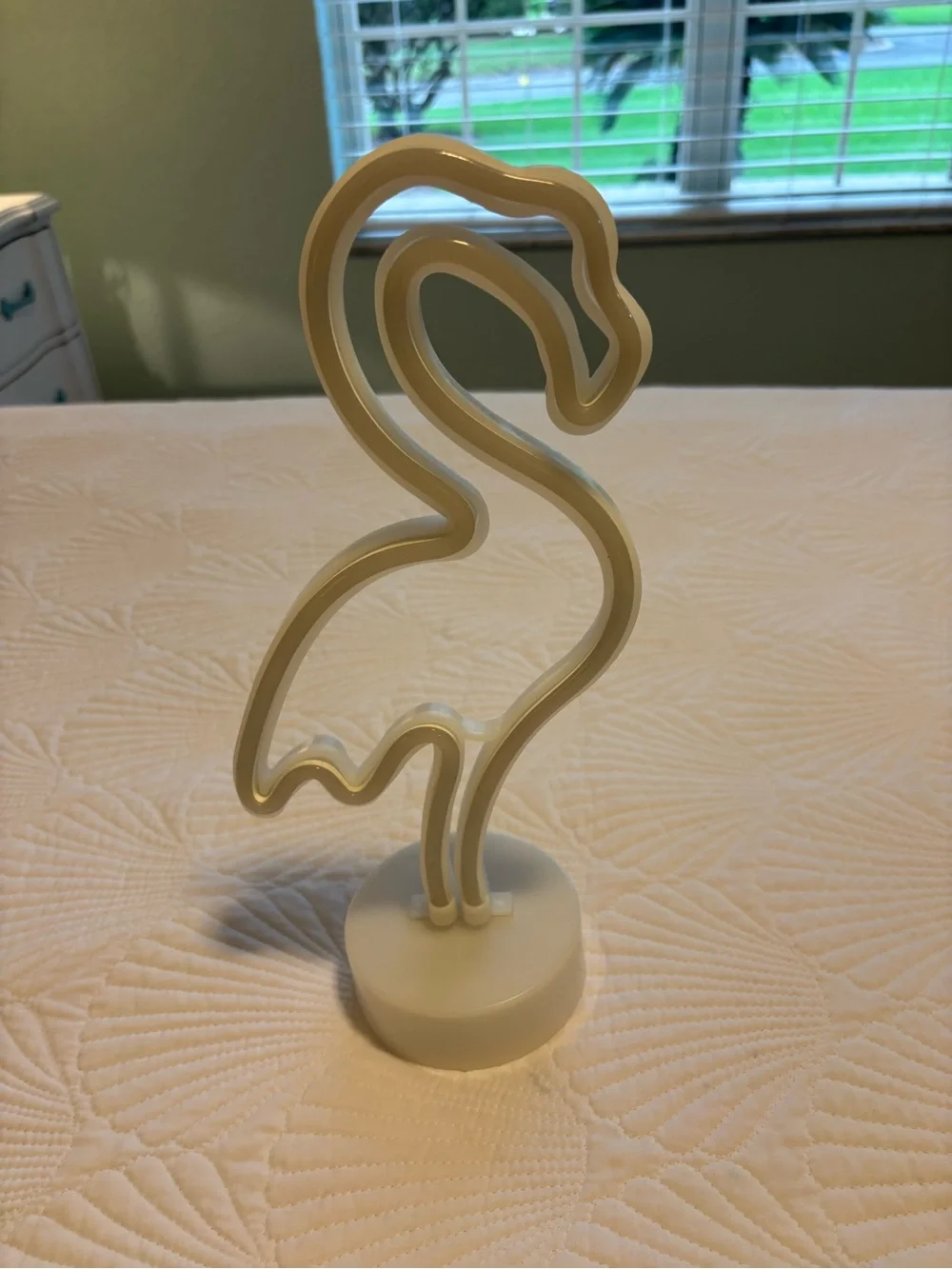 LED Table Lamp Pink Neon Flamingo